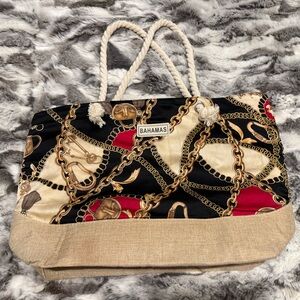 Chain Print Bahamas Tote Bag